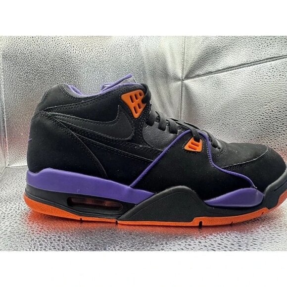 RARE 🚀 Size 10 - Nike Air Flight 89 Court Purple‎ 2019 - CU4838-001 - Picture 3 of 10